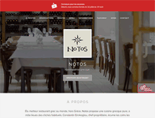 Tablet Screenshot of notos.be