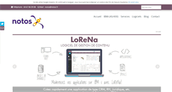 Desktop Screenshot of notos.fr