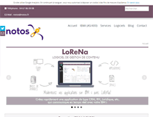 Tablet Screenshot of notos.fr